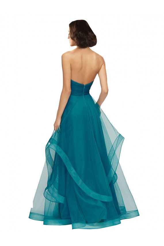 Sweetheart Tulle Bridesmaid Dress with Wide Waistband Brisbane