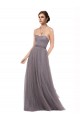 Strapless Tulle Bridesmaid Dress with Waistband Brisbane