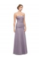 Draped Long Mermaid Sweetheart Tulle Bridesmaid Dress Brisbane