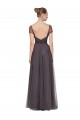 Sweetheart Neckline Long Tulle Bridesmaid Dress with Straps Brisbane