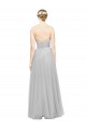 Long Twisted Sweetheart Neckline Tulle Bridesmaid Dress Brisbane