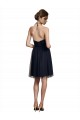 High Neck Illusion Bodice Bridesmaids Dress Brisbane
