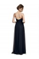 Strapless Sequined Lace Long Bridesmaid Dress with Pleats Brisbane