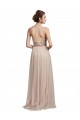 Sweetheart Tulle Bridesmaid Dress with High Neck Illusion Bodice Brisbane