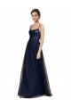 Spaghetti Strap Tulle Bridesmaids Dress with Ballerina Neckline Brisbane