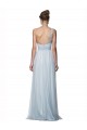 One Shoulder Illusion Tulle Bridesmaid Dress with Knot Detail Brisbane
