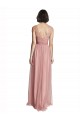 V-Neck Illusion Tulle Bridesmaids Dress Brisbane
