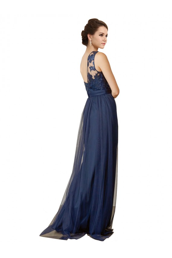 Sequined Floral Lace Sweetheart Tulle Bridesmaid Dress Brisbane
