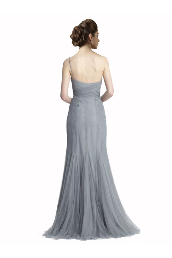 One Shoulder Tulle Fit and Flare Bridesmaid Dress Brisbane