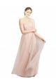 Long Floor Length Sweetheart Pleated Tulle Bridesmaid Dress Brisbane