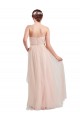 Long Floor Length Sweetheart Pleated Tulle Bridesmaid Dress Brisbane