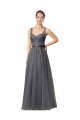Sweetheart Long Tulle Bridesmaid Dress with Sash Brisbane