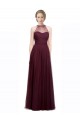 Full Length Soft Tulle Spaghetti Strap Bridesmaid Dress Brisbane