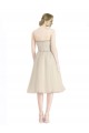 Strapless Short Cocktail Length Tulle Cocktail Bridesmaid Dress with Pleats Brisbane