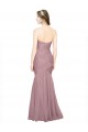 Mermaid Strapless Tulle Bridesmaid Dress with All Over Pleats Brisbane