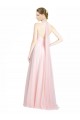 Ruched Sweetheart Neckline A-Line Tulle Bridesmaid Dress with Tie Open Back Brisbane