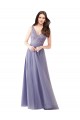 Sweetheart Tulle Bridesmaid Dress with Fully Embroidered V-Neck Bodice Brisbane