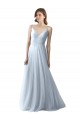 Wrapped Ruched Natural Waist Slim Soft Tulle Bridesmaid Dress Brisbane