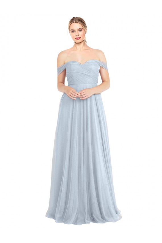 Sweetheart Neckline Off the Shoulder Tulle Bridesmaid Dress Brisbane