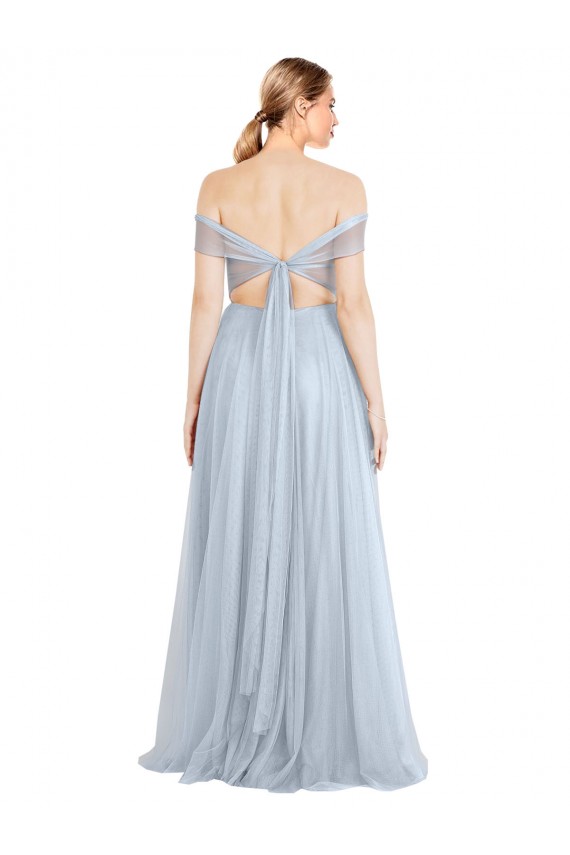 Sweetheart Neckline Off the Shoulder Tulle Bridesmaid Dress Brisbane