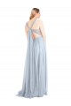 Sweetheart Spaghetti Straps Long Tulle Bridesmaid Dress with Criss Cross Back Brisbane