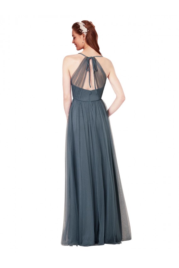 Beach-inspired Sweetheart Tulle Long Bridesmaid Dress Brisbane
