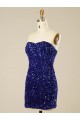 Short Sweetheart Velvet Sequin Homecoming Dress / Prom Dress Brisbane