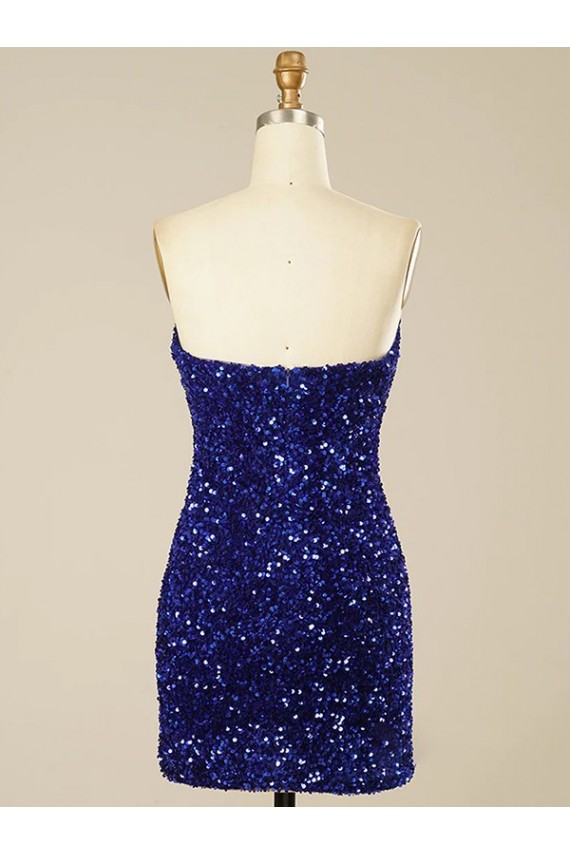 Short Sweetheart Velvet Sequin Homecoming Dress / Prom Dress Brisbane