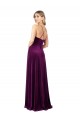 Draped Neckline Spaghetti Straps Formal Velvet Bridesmaid Dress / Prom Dress Brisbane