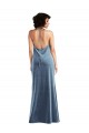 Cowl Neck Velvet Maxi Slip Prom Dress Brisbane