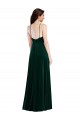 Velvet Halter Maxi Bridesmaid Dress / Prom Dress with Front Slit Brisbane