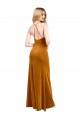 Halter Neckline Long Full Length Formal Velvet Bridesmaid Dress / Prom Dress with Strappy Back Brisbane