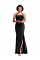 Empire Waist Formal Stretch Velvet Bridesmaid Dress / Prom Dress with Halter Strap Brisbane