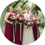 Shop Red Bridesmaid Dresses Brisbane