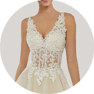 Shop V-Neck Wedding Dresses Brisbane